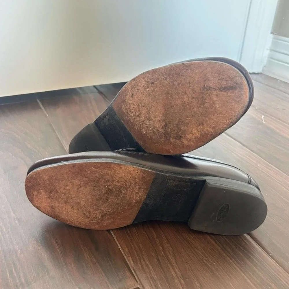 Cole Haan Men's brown leather loafers 9.5